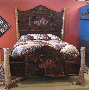 rustic furniture, rustic bed, Adirondack furniture